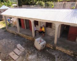 The first section of the school