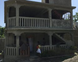 New cement roof is added to the director/guest house
